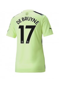 Manchester City Kevin De Bruyne #17 Voetbaltruitje 3e tenue Dames 2022-23 Korte Mouw